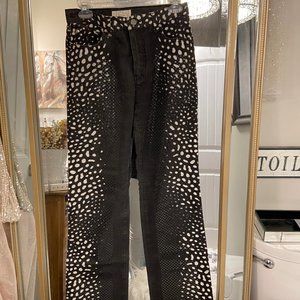 Robert0 Cavalli Leopard Jeans size S